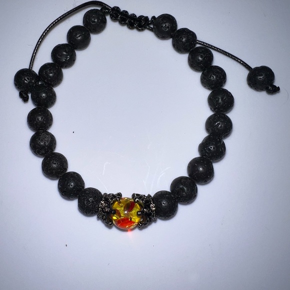 $4 NATURAL STONE LAVA ROCK BRACELET. NEW. $4 WHEN BUNDLED WITH 3 OR MORE ITEMS - Picture 5 of 16